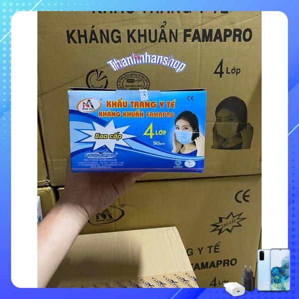 Khẩu Trang Kháng Khuẩn 4 Lớp  Famapro.-Nam Anh.Hàng Chính Hãng giá cạnh tranh