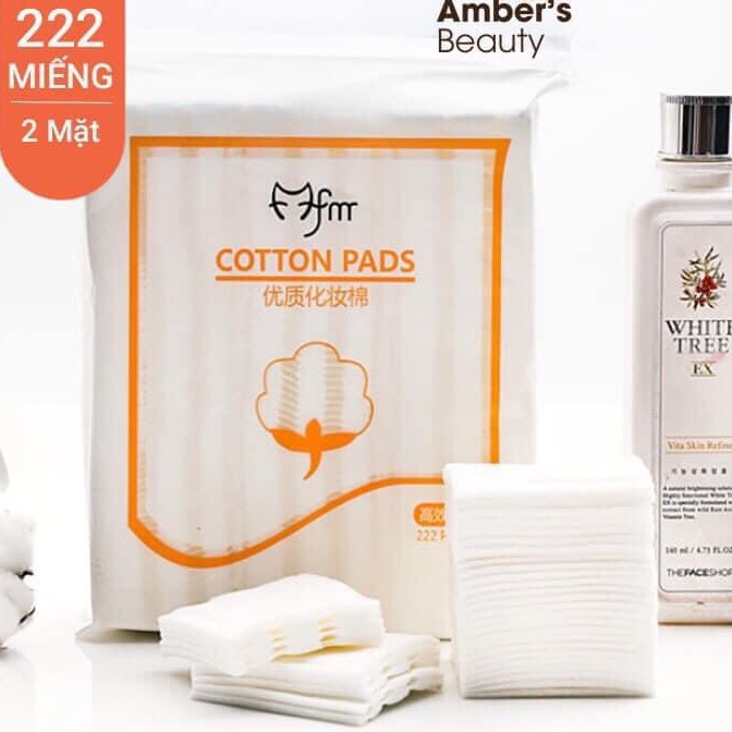 Bán sỉ bông tẩy trang cotton gói 222 miếng hàng quảng châu