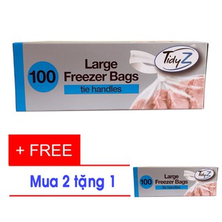 Mua 2 tang 1: combo 2 tui dung thuc pham tu huy tidy z 100 tui nhap khau ha lan
