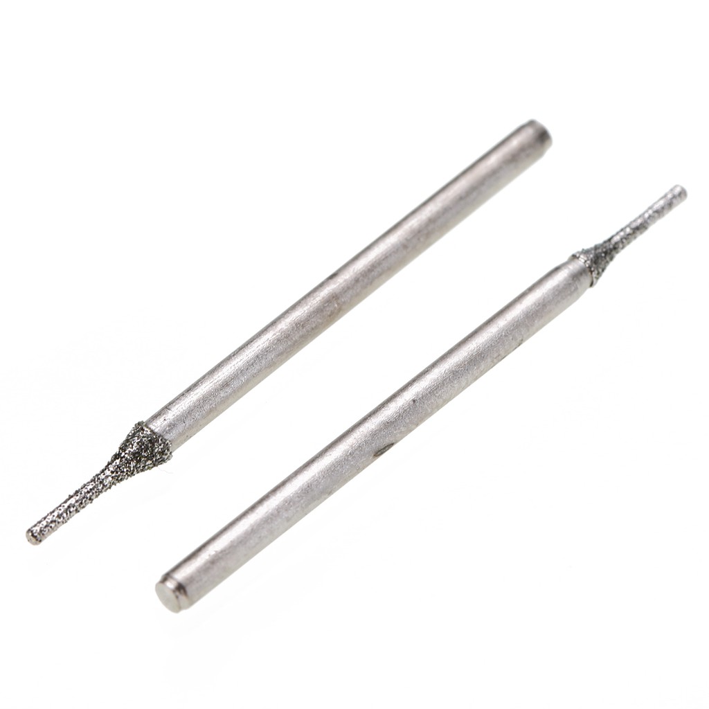 20 Mũi khoan lỗ mạ kim cương dùng cho vật liệu kính / gạch men / đá quý 1mm