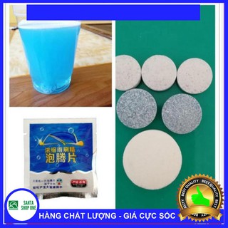Viên Sủi Nén Pha Nước Rửa Kính Ô tô Tiện Dụng (1 Viên = 4L Nước) - SANTA
