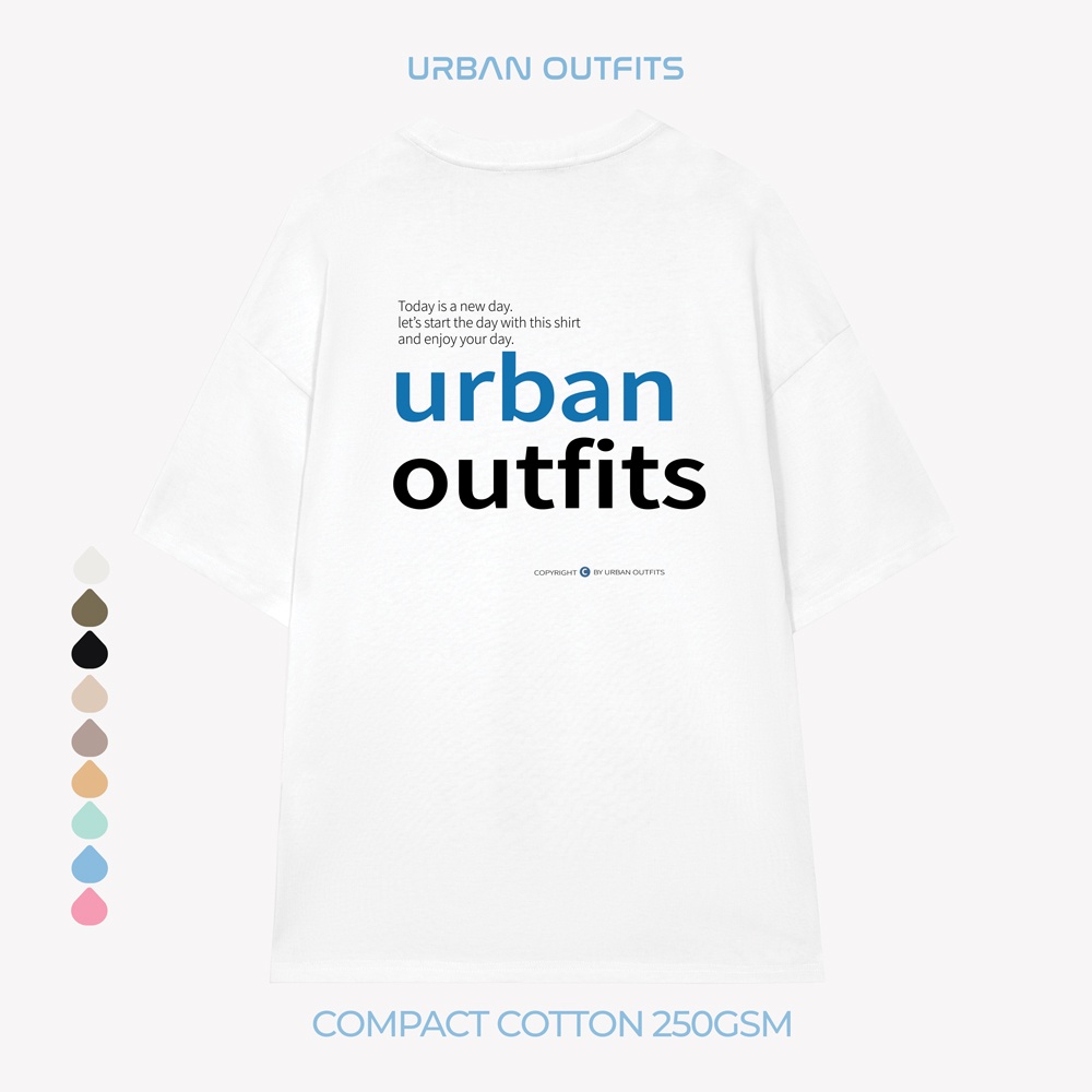 Áo Thun Tay Lỡ Form Rộng URBAN OUTFITS  ATO118 Local Brand In LOCATED  ver 2.0 Chất Vải 100% Compact Cotton 250GSM Dầy