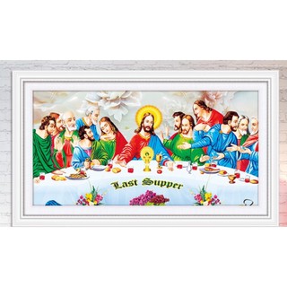 Tranh đính đá Bữa Tiệc Ly 12 tông đồ Lg1096 (110x60) chưa đính