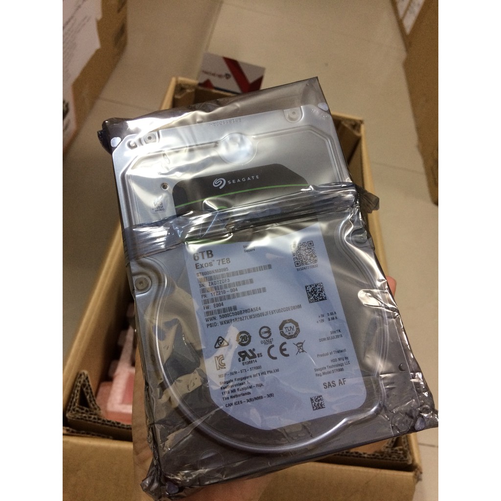 Ổ cứng Seagate Exos 6TB SAS 3.5" 7.2K 12Gbps 256MB Cache | BigBuy360 - bigbuy360.vn