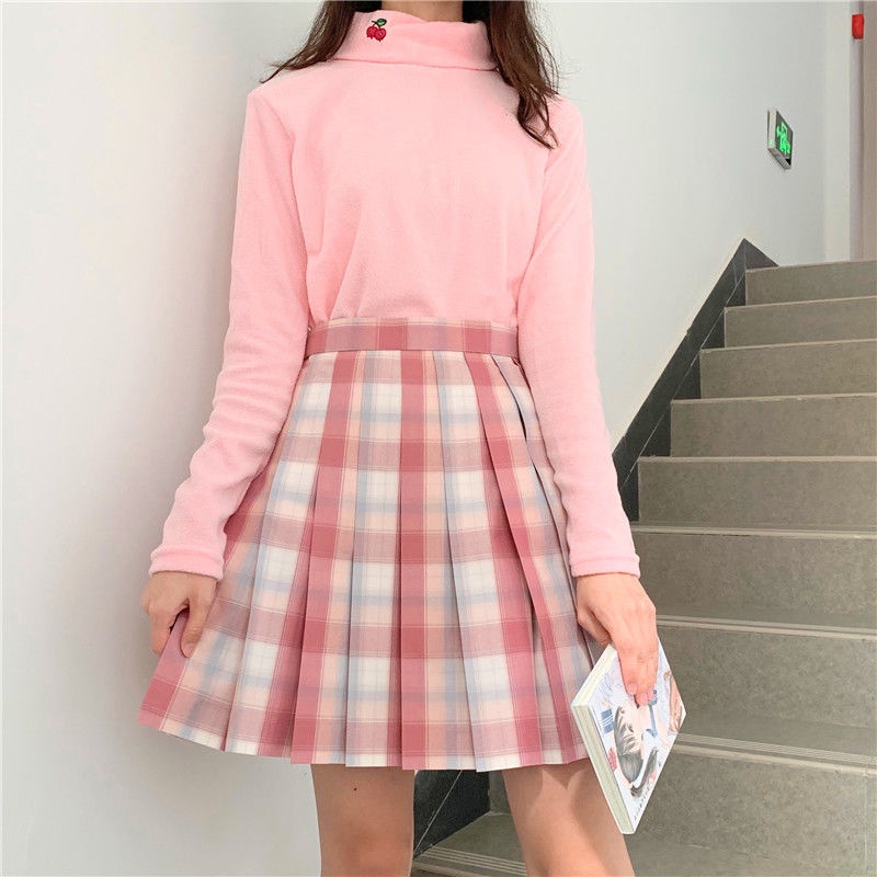 MỚI Áo thun tay dài cổ cao cho nữ