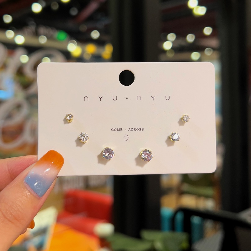 [Bộ 3 Đôi] Bông Tai Phụ Kiện Thời Trang Cho Nữ HAA004