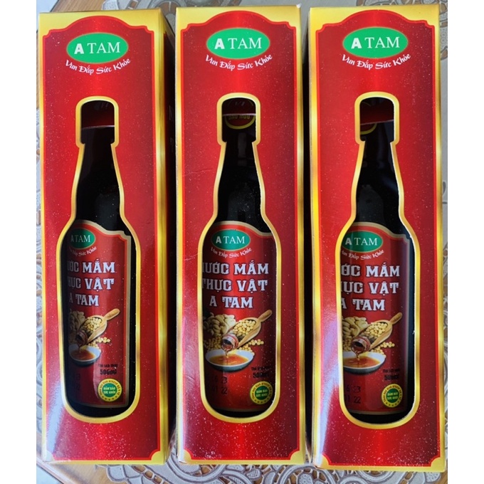 500ml Nước mắm chay cao cấp/ chai thuỷ tinh