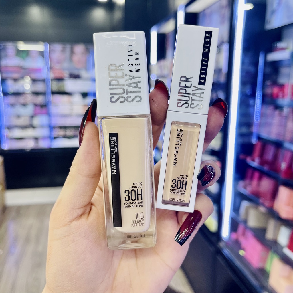 Kem Nền Lâu Trôi Thế Hệ Mới MAYBELLINE Super Stay 30h Full Coverage Liquid Foundation 30ml