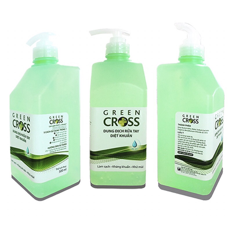 Nước / Gel Rửa Tay Khô Greencross 500ml