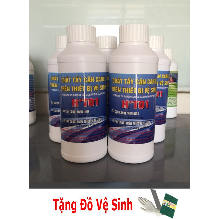 Tẩy cặn Canxi trên inox H+T01 - Lọ 250gram