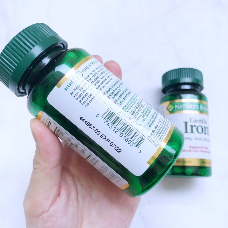 Nature’s Bounty Iron 28mg 90 viên Mỹ