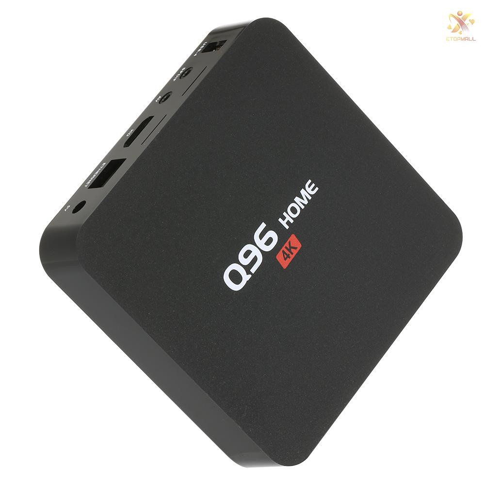 Bộ Tv Box Q96 Android 8.1 Rk3229 Lõi Tứ Uhd 4k Media Player 1gb / 8gb 2.4g Wifi H.265 Vp9 Hdr10