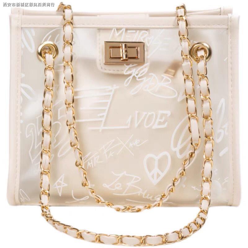 Túi Xách Trong Suốt Phối Dây Xích Kiểu Dáng Đơn Giản Hợp Thời Trang | BigBuy360 - bigbuy360.vn