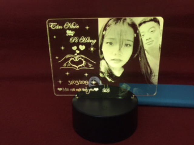 Đèn ngủ 3d, quà tặng khắc theo yêu cầu