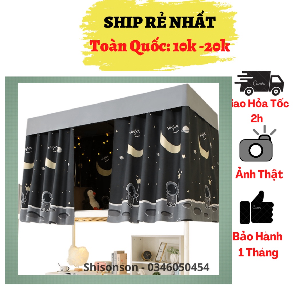 Rèm giường, rèm che giường ký túc xá, rèm giường sinh viên Shisonson mẫu phi hành gia