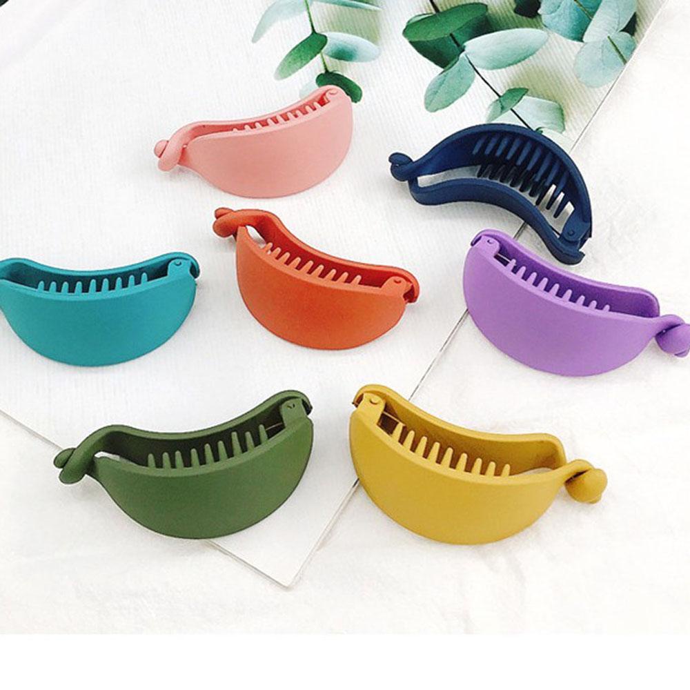 Kẹp Tóc Hình Quả Chuối Lấp Lánh Thanh Lịch Cho Nữ