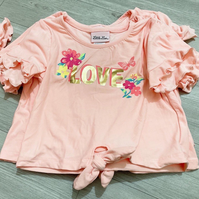 Áo thun Croptop Little Lass xuất xịn