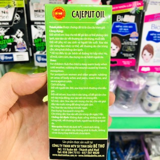 Tinh Dầu Tràm Bé Thơ 50ml Tinh Dầu Tràm Huế.