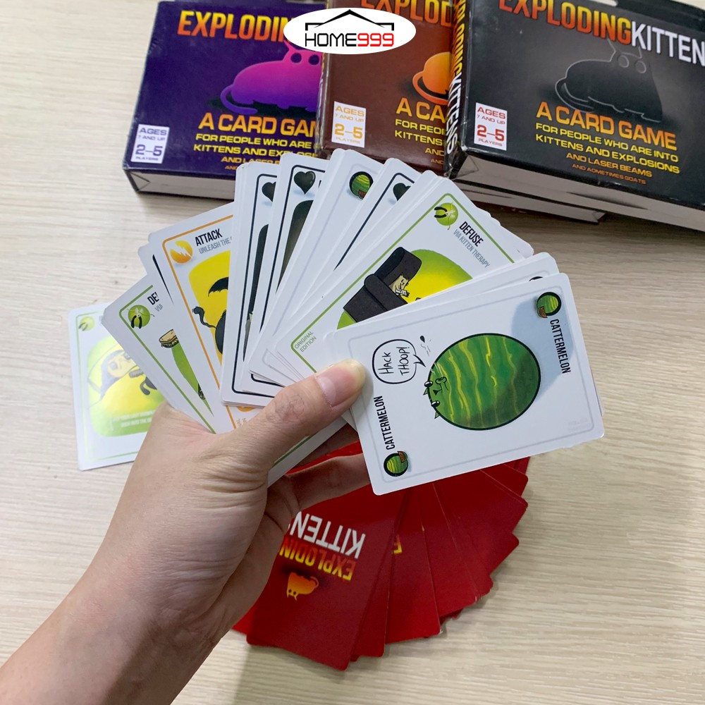 Bộ Bài Mèo Nổ 56 Lá Kịch Tính - Exploding Kittens