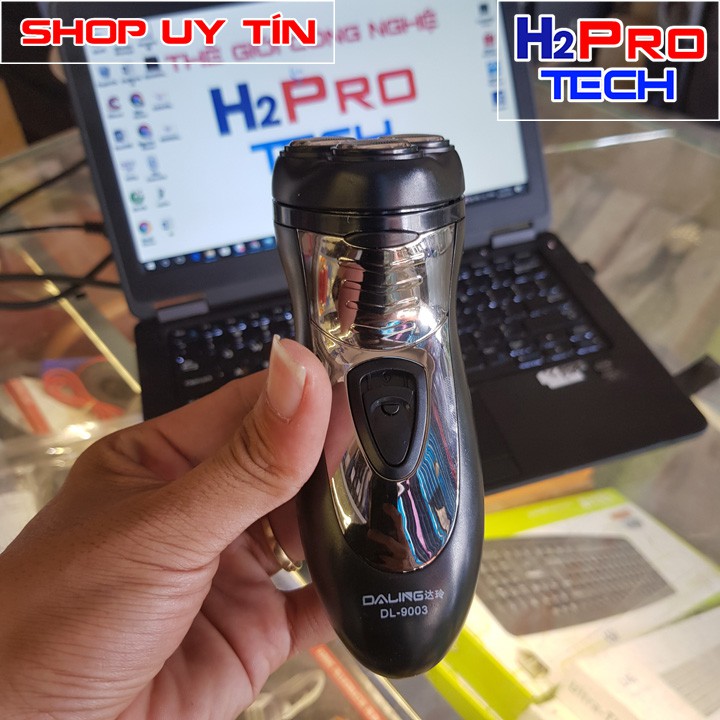 Máy cạo râu 3 lưỡi Daling DL-9003A 2021 H2Pro đa năng 2 trong 1 cạo râu-cạo viền sạch-êm-thoải mái