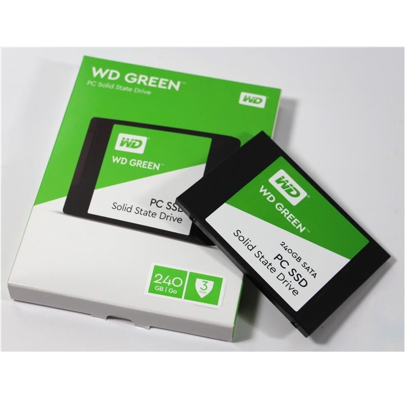Ổ cứng SSD Western Digital Green Sata III 240GB (Xanh lá)