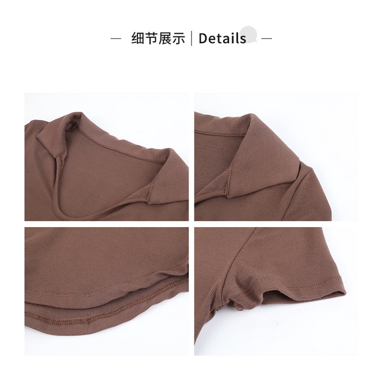 Áo thun thể thao tay ngắn cổ chữ U thời trang cho nữ