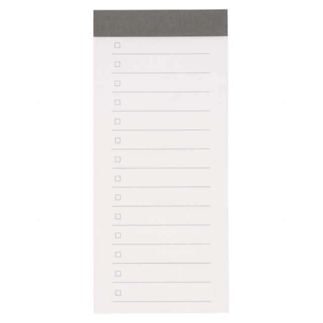 Check list Muji Nhật Bản 40 tờ (Made in Japan)