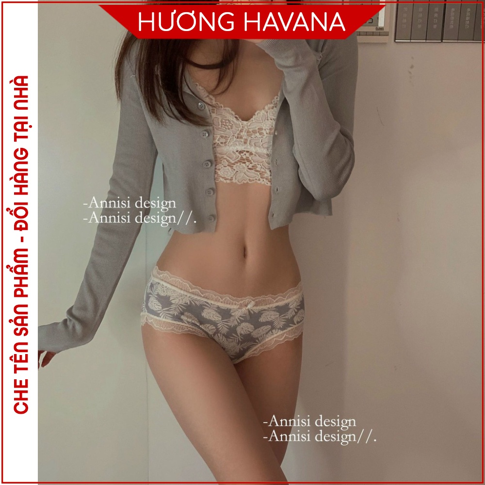 Quần lót nữ cotton viền ren dễ thương Havana FLQ100