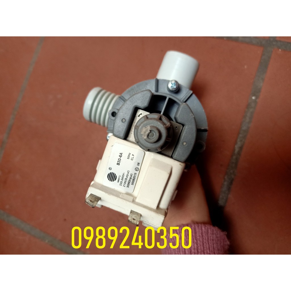 Bơm xả máy giặt cửa ngang loại bắt vít kèm cổ xả