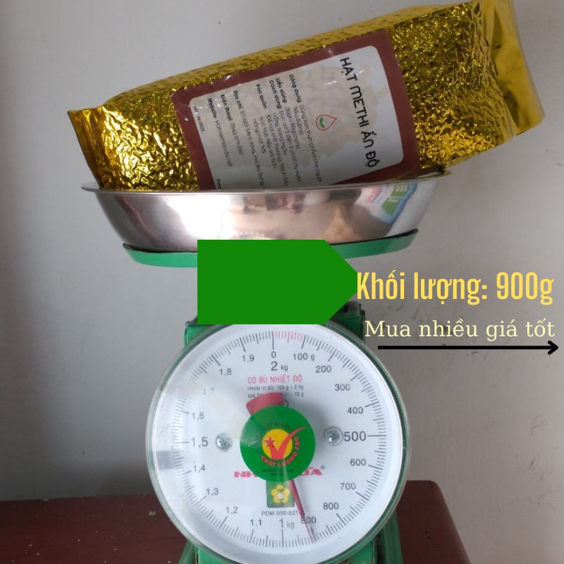 Hạt Methi Ấn Độ Gói 900gram - Hút Chân Không - Hạt Methi Cao Cấp Loại 1 - BKChinhHang