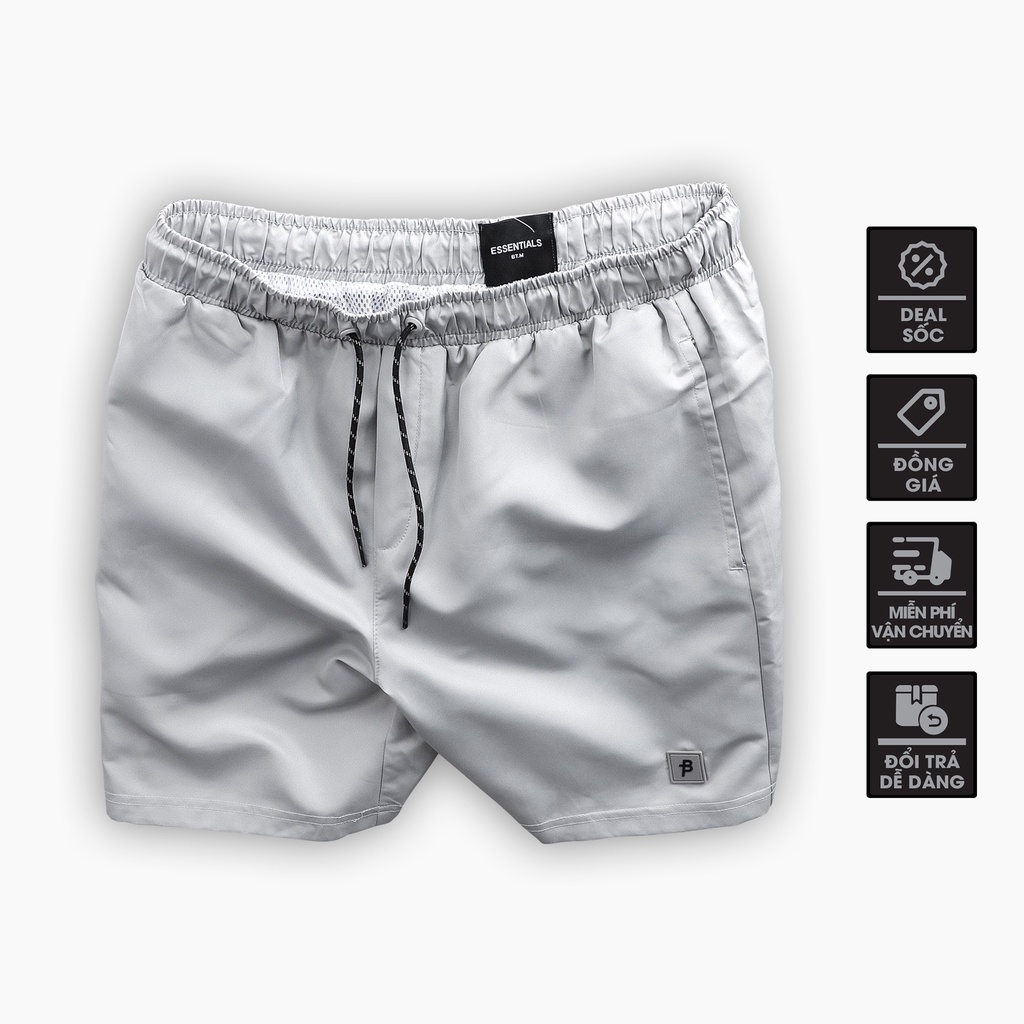 Quần short nam vải dù 2 lớp trong lót dưới  - BENTINO