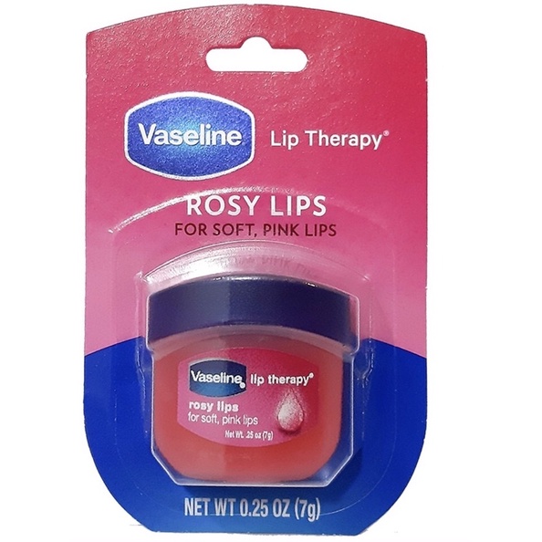 Son dưỡng môi Vaseline cấp ẩm mềm mịn môi hương ca cao - original - vani - rosy lips 7g Mỹ