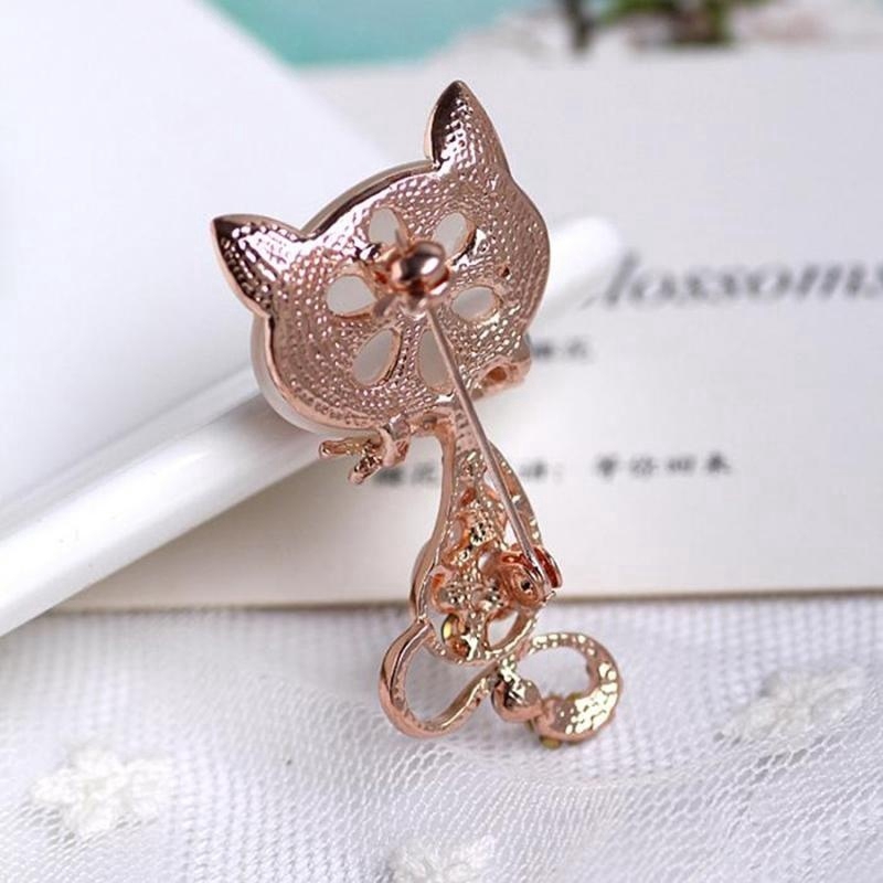 Trâm cài áo hình động vật đính đá thời trang