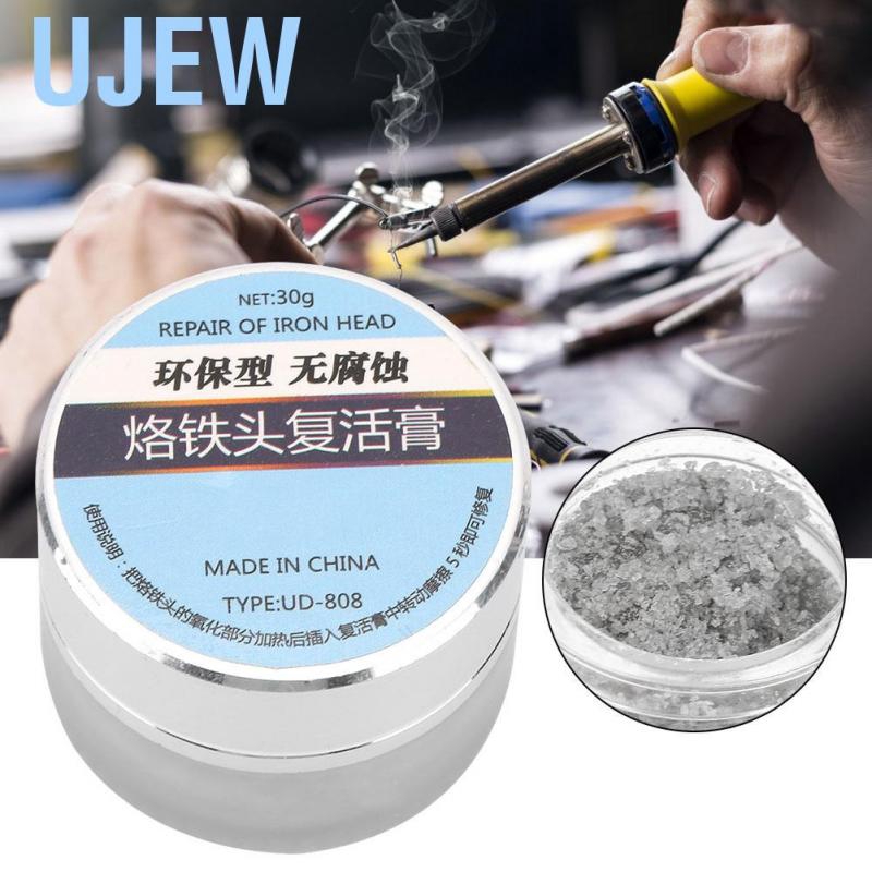 Ujew Liukouu Soldering Iron Tip Cleaning Repair Resurrection Paste Solder Fastener Tool