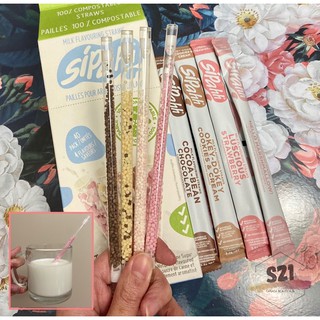 [Bill Costco Canada] Ống Hút Đổi Vị Sữa Sipahh Milk Flavouring Straws