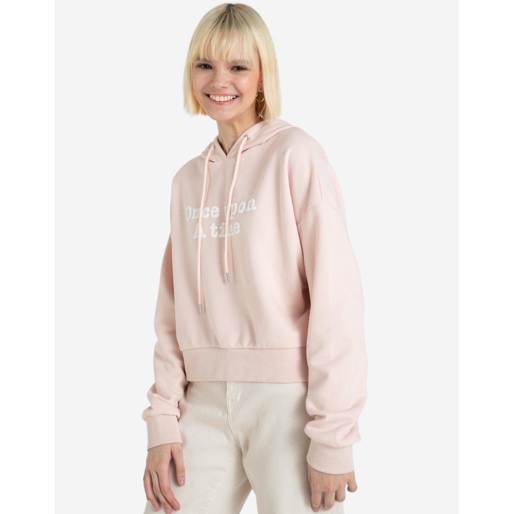 Áo hoodie croptop nữ thun da cá xịn 42-70kg