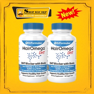  Combo - HairOmega DHT Blocker - Giảm Nhờn Da Đầu - Mọc Tóc Ngăn Rụng Tóc