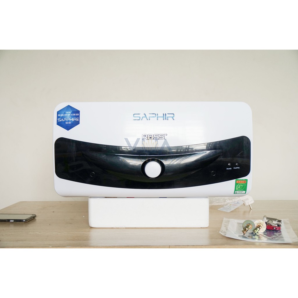 Rossi Saphir Ngang 32 Lít - Bình Nóng Lạnh gián tiếp RSR-32SL