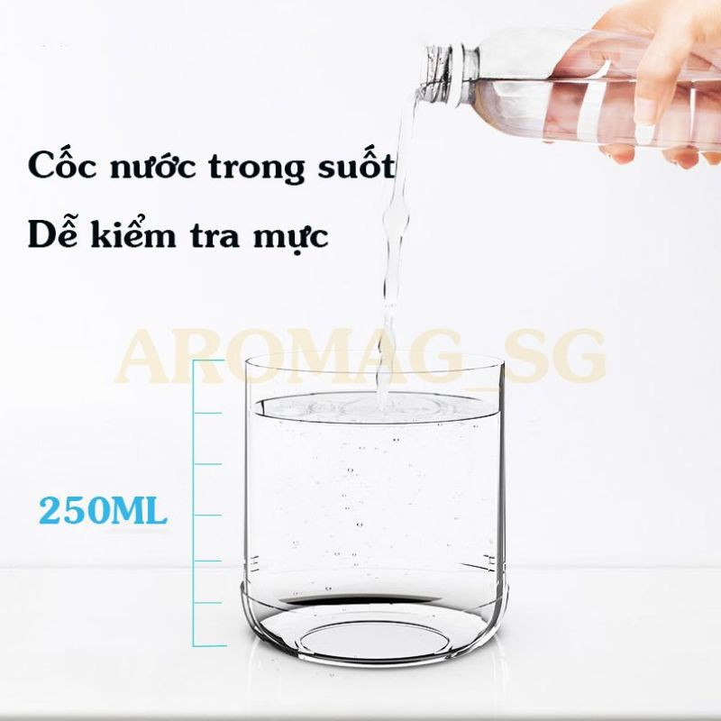 Máy xông tinh dầu cho phòng ngủ , ô tô - khử mùi , tạo độ ẩm 250ml ( đèn led 7 màu đẹp )