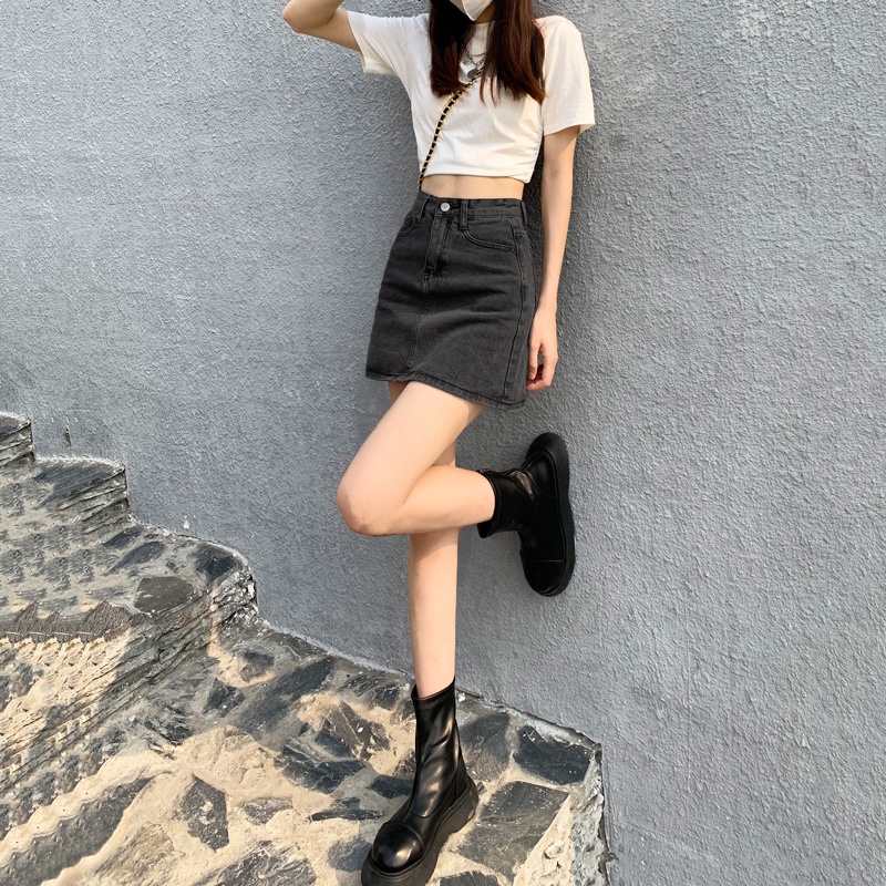 Chân Váy Jeans Plus Size Cho Nữ