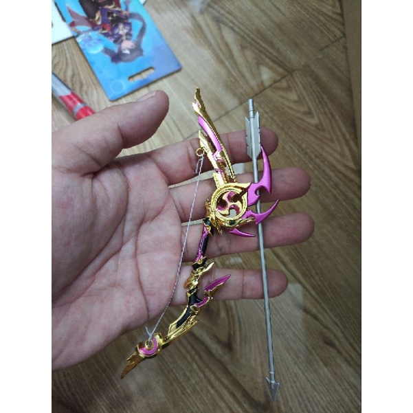 Mô hình móc khóa Sấm Sét Rung Động Genshin Impact (kèm đế)