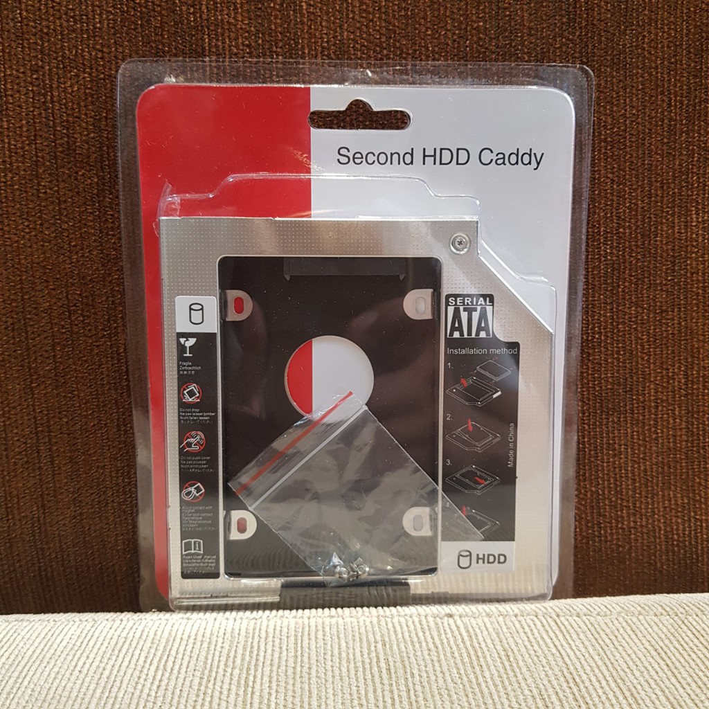 Caddy Bay HDD SSD SATA 3 9.5mm/12.7mm - ổ cứng thay thế ổ DVD