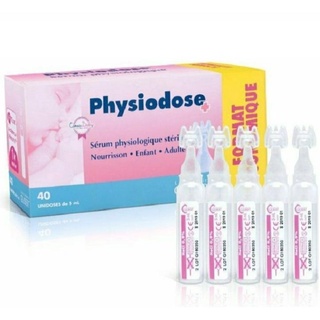 Nước muối sinh lý Physiodose Gifrer cho trẻ sơ sinh - vệ sinh, sát khuẩn mũi, mắt