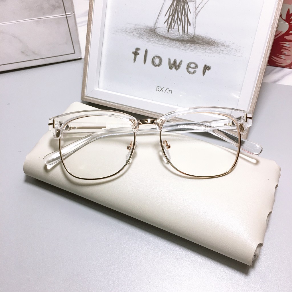 [Gía siêu rẻ] Gọng kính vuông 5267 nhận cắt cận viễn loạn