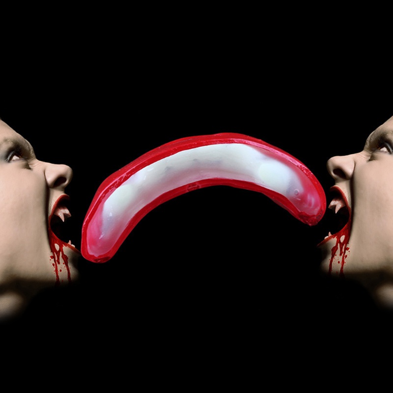 Yoo Răng Nanh Giả Ma Cà Rồng Bằng Nhựa resin Sáng Tạo Cho Bé