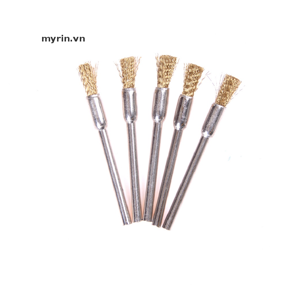 Set 5 Cọ Đánh Bóng Sợi Đồng 3mm * 5mm Chuyên Dụng