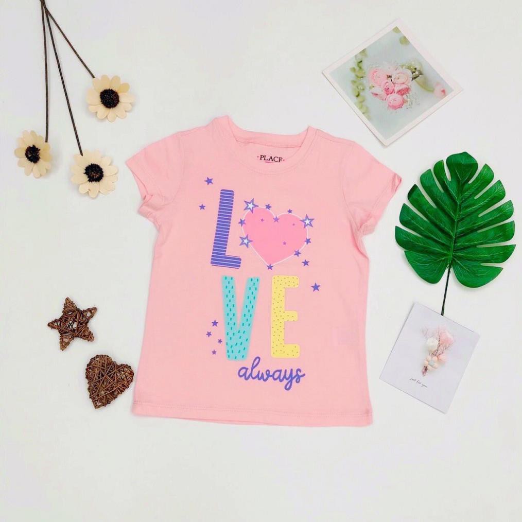 Áo thun cho bé gái, áo phông bé gái chất cotton mềm mát, size 4 - 14 tuổi - BONGKIDS