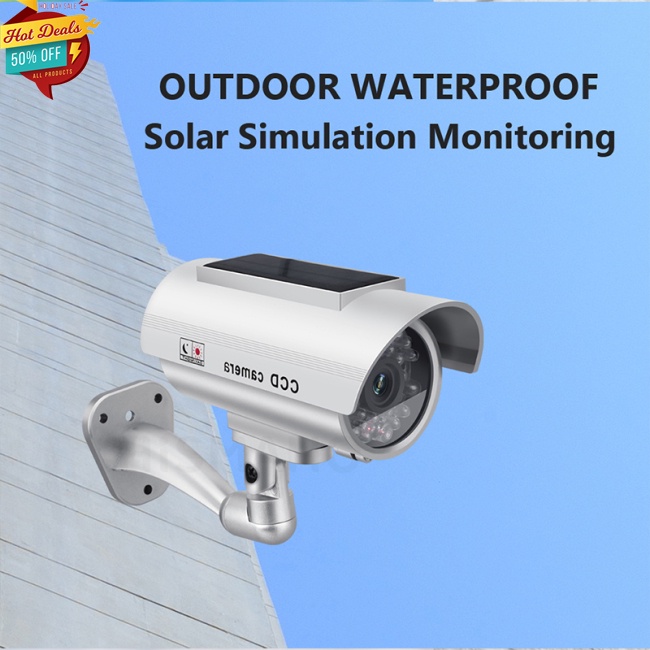 Camera an ninh tích hợp đèn led chống thấm nước sử dụng năng lượng mặt trời