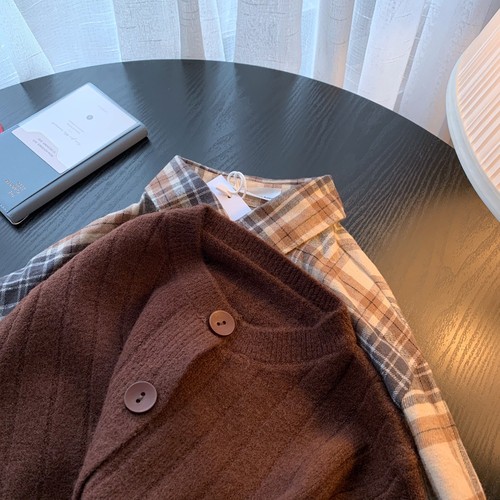 Áo khoác cardigan len dệt kim dày dặn ulzzang Hàn Quốc (ảnh thật) | BigBuy360 - bigbuy360.vn
