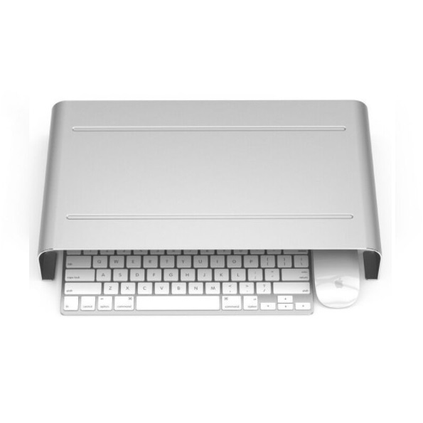 Giá đỡ màn hình máy tính PC, iMac nhôm nguyên khối cao cấp để bàn làm việc nâng chỉnh chiều cao